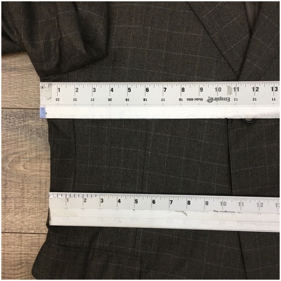 VINTAGE FACONNABLE Mens Blazer Sport Coat Casual Jacket Size 46L‎ Wool Cashmere - Picture 7 of 14